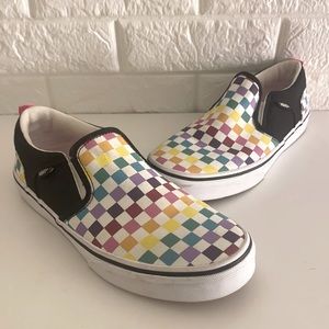 checkered VANS